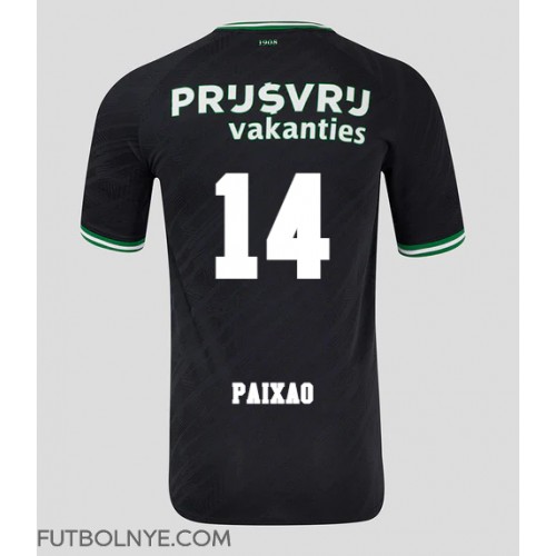 Camiseta Feyenoord Igor Paixao #14 Visitante Equipación 2024-25 manga corta